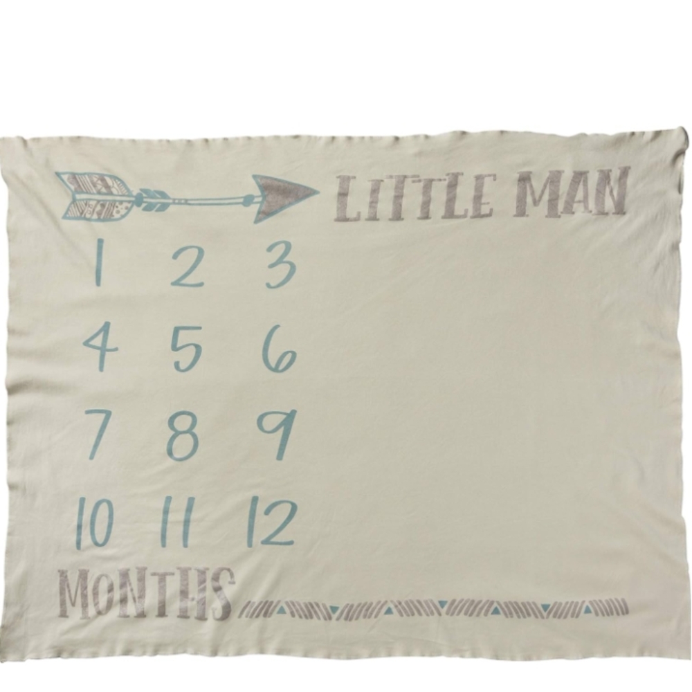 Primitives by Kathy Cream and Blue Little Man Blanket